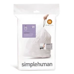Vrecká do koša Simplehuman 35 l (CW0168) vrecia do koša • sťahovacie • extra silné • 20 ks • pre odpadkové koše Simplehuman • pre objem 30-35 l