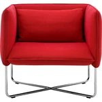 Červené kreslo Softline Groove