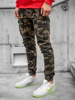 Pantaloni joggers cargo maro Bolf CT6019