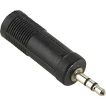 Hama 00043375  jack audio adaptér [1x jack zástrčka 3,5 mm - 1x jack zásuvka 6,35 mm] čierna