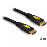 Delock HDMI prepojovací kábel #####HDMI-A Stecker, #####HDMI-A Stecker 3.00 m čierna 82454 pozlátené kontakty #####HDMI-