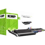 KMP sada tonerov  náhradný Samsung CLT-P4072C, CLT-K4072S, CLT-C4072S, CLT-M4072S, CLT-Y4072S kompatibilná čierna, zelen