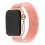 Remienok FIXED Nylon Strap na Apple Watch 38/40/41 mm, velikost XS (FIXENST-436-XS-PI) ružový remienok na Apple Watch • nylonový • naťahovací • na mod