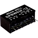 DC/DC měnič napětí, modul Mean Well DPBW03F-12, 125 mA, 3 W, Počet výstupů 2 x