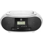 CD-rádio Dual DAB-P 170, AUX, Bluetooth, CD, USB, stříbrná, černá