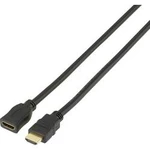 HDMI prodlužovací kabel SpeaKa Professional [1x HDMI zástrčka - 1x HDMI zásuvka] černá 5.00 m