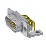 D-SUB zástrčka Deltron Connectors 90 °, pólů 9, pájené, piny, 1 ks