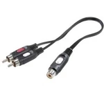 Cinch audio Y adaptér SpeaKa Professional SP-7869924, černá