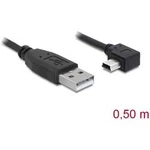 Kabel Delock DELOCK Kabel USB 2.0-A>USBmini 5pin 0,5m 82680, 50.00 cm, černá