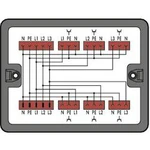 Rozvodný box WAGO 25 A, 400 V, černá, 1 ks