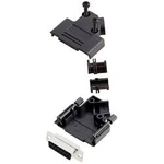 Sada D-SUB zásuvková lišta TRU COMPONENTS TCD45PKP15DMSK, 45 °, pólů 15, pájecí kalíšek, 1 ks