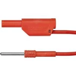 Schützinger AL 8323 / 1 / 100 / RT adaptérový kabel [zástrčka 4 mm - zástrčka 4 mm] červená