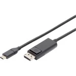 USB-C kabelový adaptér Digitus AK-300330-020-S AK-300330-020-S, 2.00 m, černá