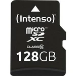 Paměťová karta microSDXC, 128 GB, Intenso Class 10, vč. SD adaptéru
