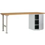 Dílenském COMBI model 8 s masivní deskou, Šxhxv = 2000 x 700 x 840 mm Manuflex WC5125.9006 WC5125.9006