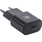 USB nabíječka Manhattan 102087, nabíjecí proud 3 A, černá