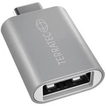 Adaptér USB 2.0 Terratec [1x USB-C™ zástrčka - 1x USB 3.1 zásuvka A ] šedá