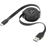 USB 3.0 kabel Renkforce RF-4352328, 80.00 cm, černá