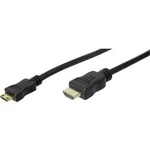HDMI kabel Digitus [1x HDMI zástrčka - 1x mini HDMI zástrčka C] černá 3.00 m