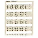 Karty pro označení, WAGO 209-981, 5 ks