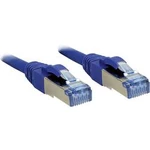 Síťový kabel RJ45 LINDY 47148, CAT 6A, S/FTP, 1.50 m, modrá