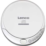 Přenosný CD přehrávač Discman Lenco CD-201, CD, CD-R, CD-RW, MP3, s USB nabíječkou, stříbrná