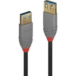 USB 3.0 prodlužovací kabel LINDY LINDY 3m USB 3.0 A m/f Kabel Anthra 36763, 3.00 m, černá