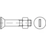 Zápustný šroub TOOLCRAFT 144324, N/A, M20, 50 mm, ocel, 25 ks