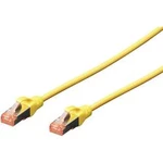 Síťový kabel RJ45 Digitus DK-1644-005/Y, CAT 6, S/FTP, 0.50 m, žlutá