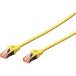 Síťový kabel RJ45 Digitus DK-1644-005/Y, CAT 6, S/FTP, 0.50 m, žlutá