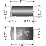 Schottkyho bariérová usměrňovací dioda TRU COMPONENTS TC-SK34SMA, 1581992, DO-214AC , 3 A, 40 V