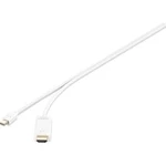 Mini-DisplayPort / HDMI kabel Renkforce [1x zástrčka DisplayPort - 1x HDMI zástrčka] bílá 1.80 m