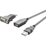 USB sériový kabel Renkforce 1x USB 2.0 zástrčka ⇔ 1x D-SUB zástrčka 9pol. 1 m