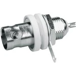 BNC zásuvka, vestavná vertikální Telegärtner J01001B1222, 50 Ω, 1 ks
