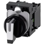 Kloubový spínač Siemens 3SU1100-2BM60-1NA0, 2 x 45 °, černá, bílá, 1 ks