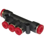 Rozdělovač Norgren C00D31006, Ø vedení: 10 mm, 10 mm, 6 mm, 6 mm, 6 mm