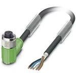 Upravený zástrčkový konektor pro senzory - aktory Phoenix Contact SAC-5P-10,0-PVC/M12FR SH BK 1527757 zásuvka, rovná, 10.00 m, 1 ks