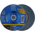 Vějířovitý brusný kotouč PFERD PFC 180 Z 60 PSF STEELOX 67766185, Ø 180 mm/