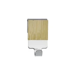Sada 6 bambusových závesných háčikov Wenko Bamboo Premium