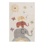 Detský koberec Flair Rugs Elephants, 80 x 120 cm