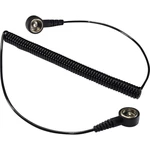 TRU COMPONENTS SpKL-4-183-KK ESD uzemňovací kábel   1.83 m tlačidlo 4 mm, tlačidlo 4 mm