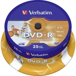 Verbatim 43538 DVD-R 4.7 GB 25 ks vreteno možnosť potlače