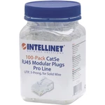 Intellinet  Modulárny konektor Intellinet 100 ks Cat5e RJ45 Pro Line UTP 3-bodové káblové pripojenie pre pevné konektory