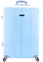 Cestovní palubní kufr skořepinový na čtyřech kolečkách Agrado (S) 40l - světle modrá