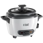 Ryžovar RUSSELL HOBBS 27020-56 biely ryžovar • príkon 200 W • objem 0,7 l • funkcia udržiavania teploty • indikátor prevádzky • odnímateľná misa s nep