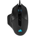 Myš Corsair Nightsword RGB (CH-9306011-EU) čierna herná myš • optický senzor Pixart PMW3391 • nastaviteľné rozlíšenie 100-18 000 DPI • 10 tlačidiel • 