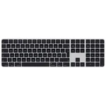 Apple Magic Keyboard mit Touch ID und Num Key Bluetooth® klávesnica čierna nemecká, QWERTZ, Macintosh