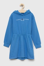 Dievčenské šaty Tommy Hilfiger mini, rovný strih