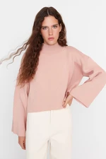 Trendyol práškový úpletový pletený sveter