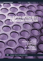 Solid State Technologies and Modern Production